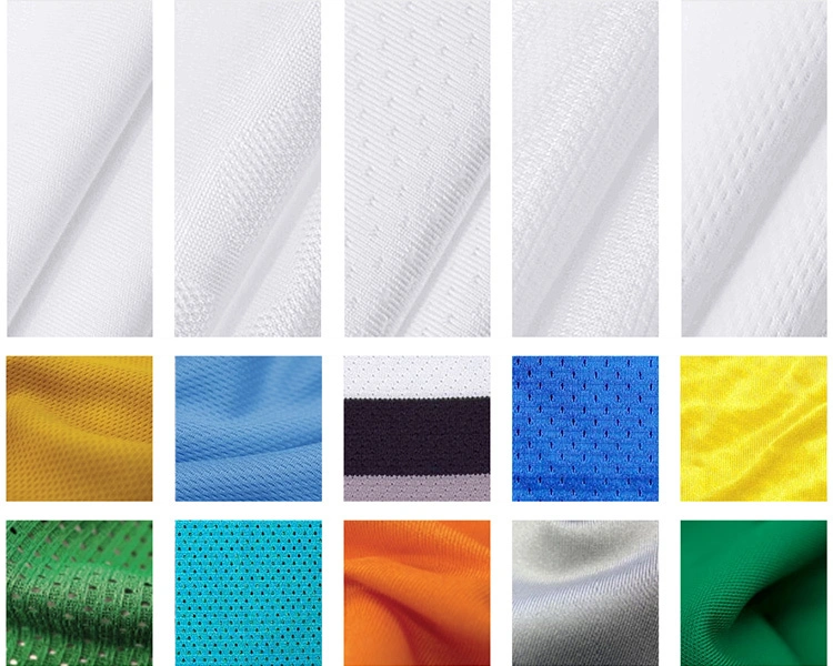 Book d'échantillons de tissus techniques pour maillots de sport personnalisés