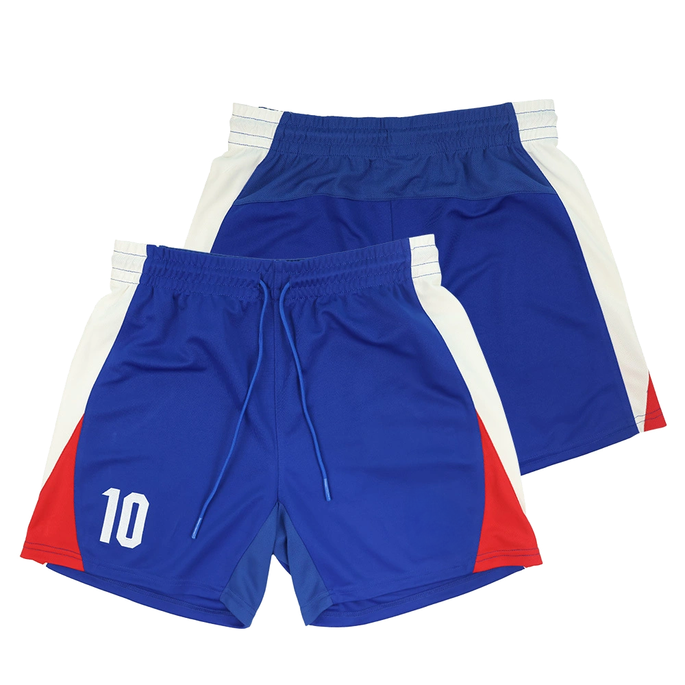 Short de football personnalisé avec logo club et numéro joueur