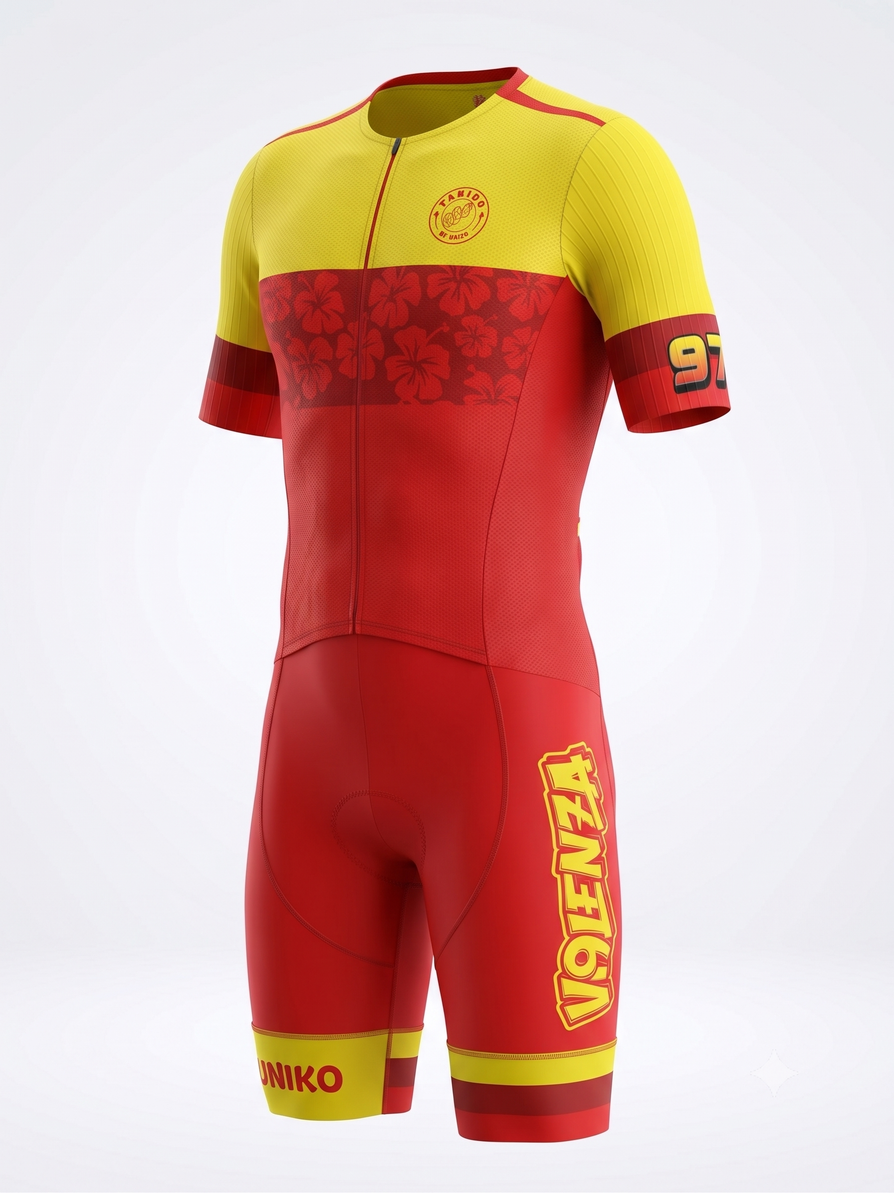 Tenues d'entraînement et cuissards personnalisés pour club de triathlon